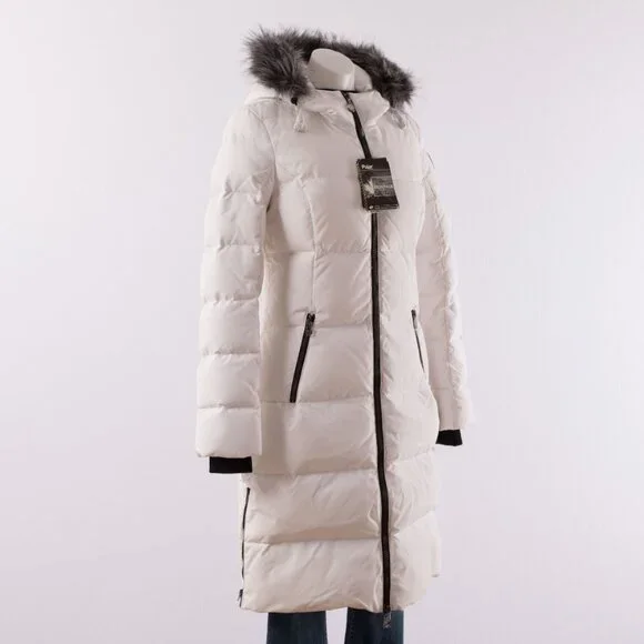 Pajar Canada White Long Down Parka Size US Small - Picture 2 of 13